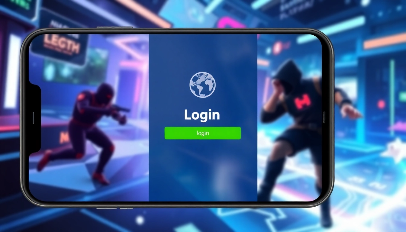 Guide users on how to access the ck4444 login app android with a visual of a user logging in on a clean smartphone screen, emphasizing security and simplicity for online gaming enthusiasts.